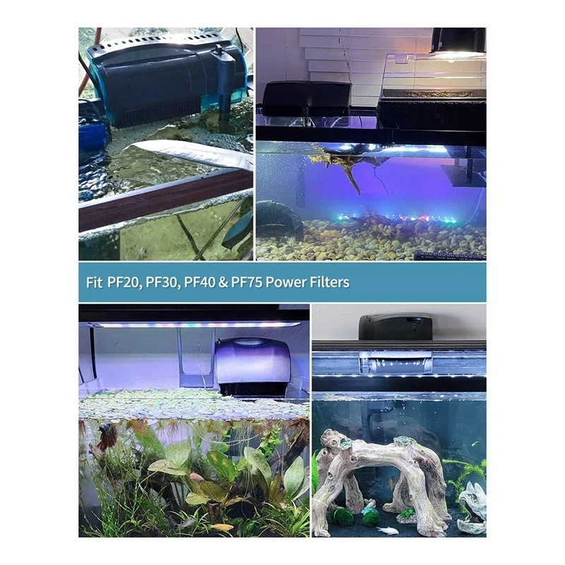 Запасные картриджи для фильтров 6 шт верхнего Ребристого силенпотока PF20 PF30 PF40 и