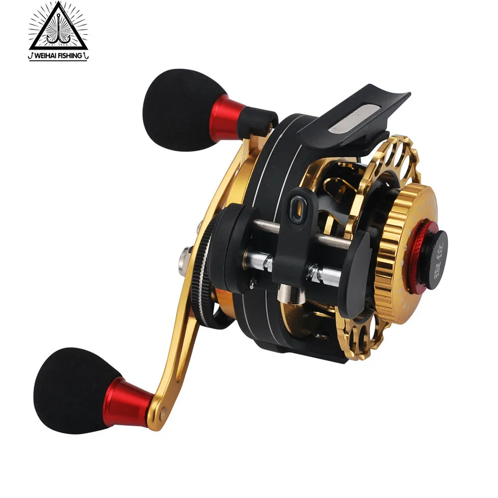 

All Metal Raft Fishing Reels Fly Fishing Anti-slip Left / Right Handle Winter Ice Fishing Reel Feeder Drag Tackle Gear Equipment