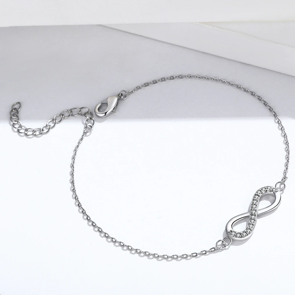 

Sodrov Silver Color Bracelet Jewelry for Women Chain & Link Geometric Lucky Unlimited Chian Bracelets Wholesale