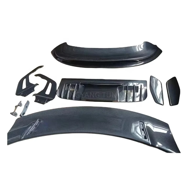 Автомобильные спойлеры GT3 из сухого углеродного волокна крыло 2020 обновление Porsche