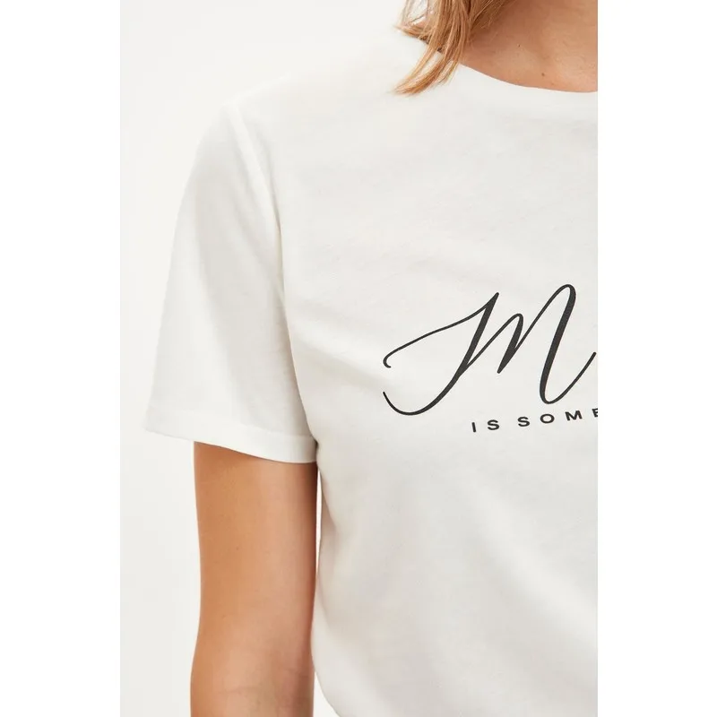 

Organic Cotton Slogan Printed Short-Sleeve T-Shirt S1900Az20Hs T Shirt Y2K Top Nostalgic Summer Women T-Shirt Anime Bluz