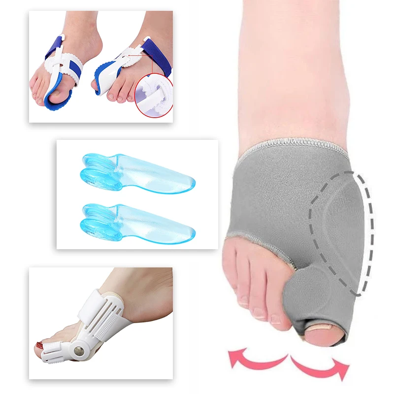 

Toe Corrector Orthotics Foot Care Bone Thumb Adjuster Correction Pedicure Tools Bunion Straightener Valgus Toe Separators