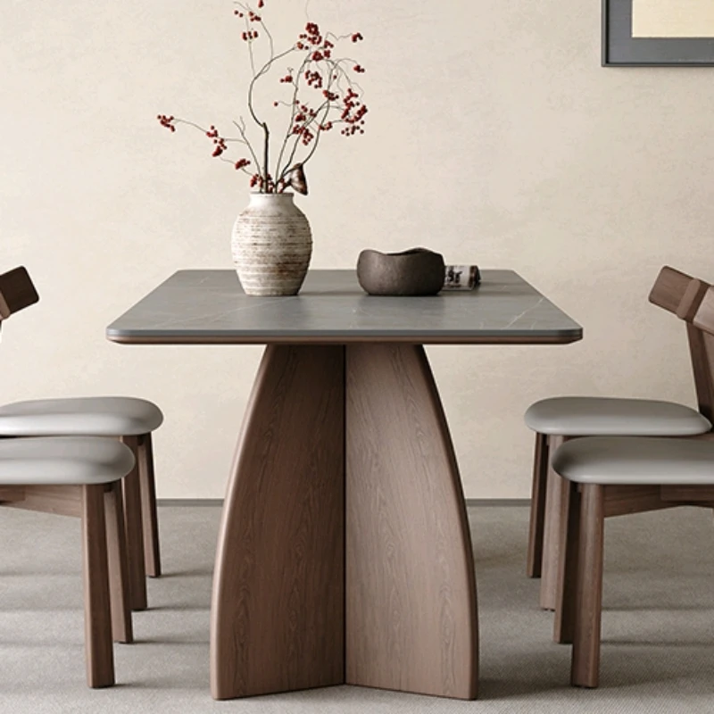 Кухонный стол Обеденный элегантный Дизайнерский кофе Прямоугольная