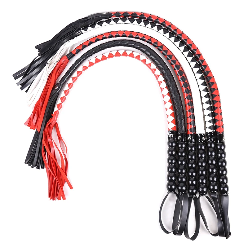 Высокое качество из искусственной кожи Pimp Whip Racing Riding Crop Party Flogger Ручные манжеты Queen