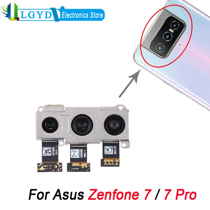 Для Asus Zenfone 7 ZS670KS камера заднего вида для Asus Zenfone 7 Pro ZS671KS ремонт задних камер Запасная часть