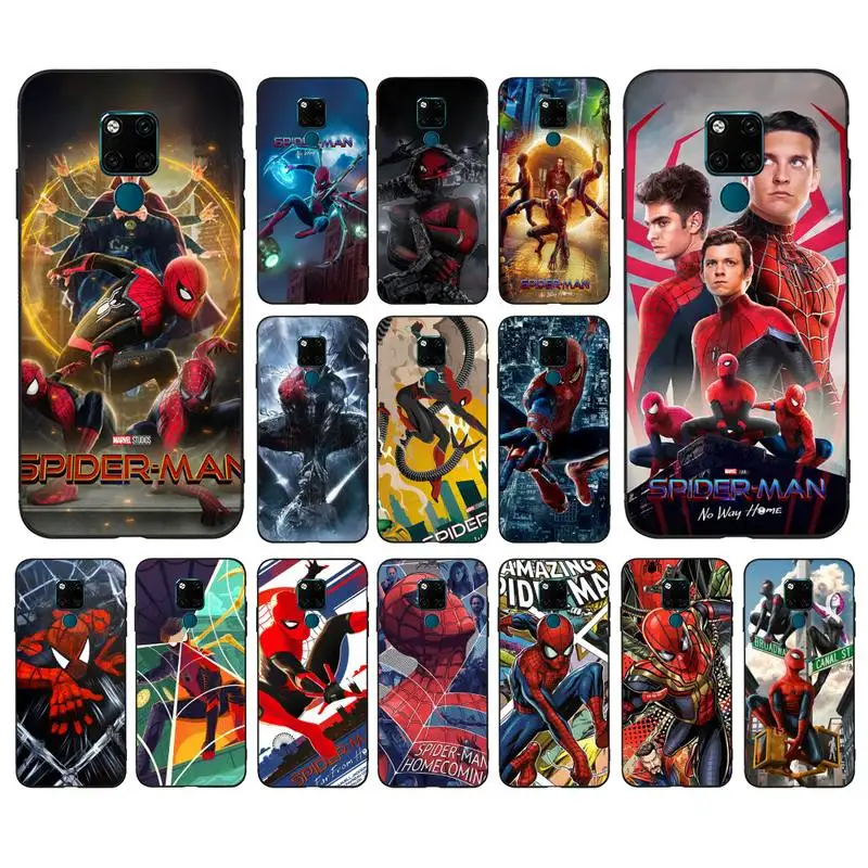 

BANDAI Spiderman Phone Case for Huawei Mate 20 10 9 40 30 lite pro X Nova 2 3i 7se