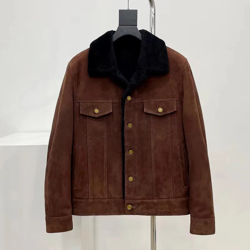 

Кожаная куртка с отворотом NIGO # nigo9777