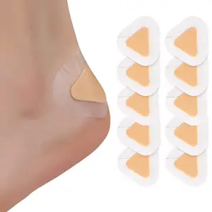 10Pcs/set Nude Gel Heel Protector Foot Patches Adhesive Blister Pads Heel Liner Shoes Stickers Pain Relief Plaster