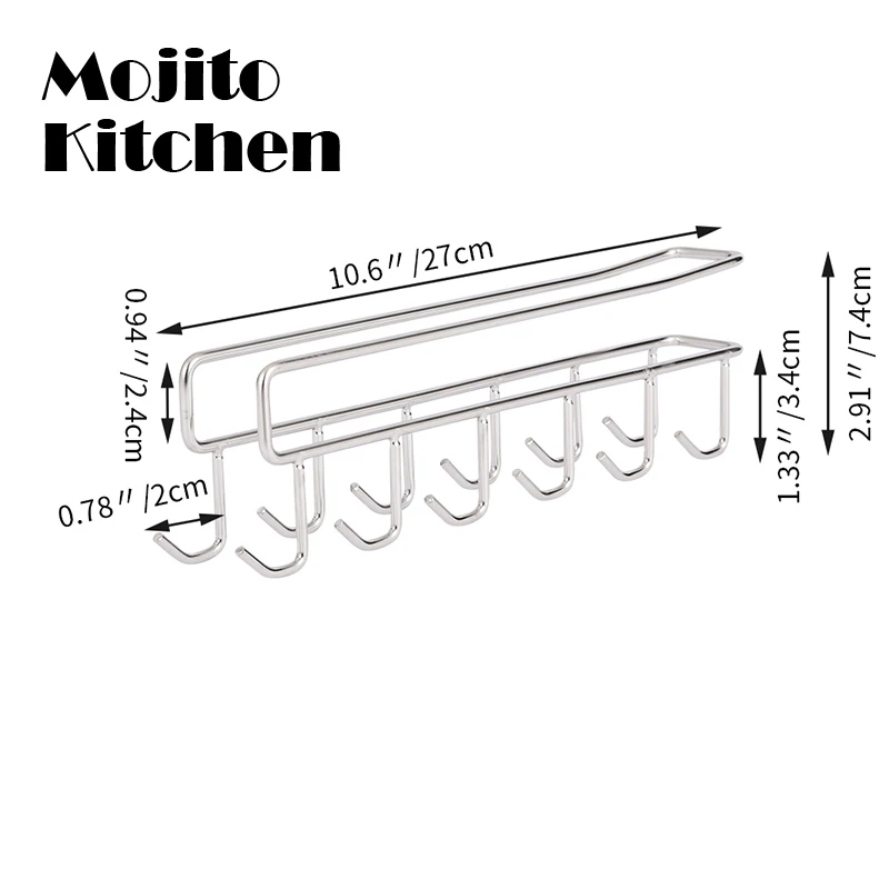 kitchen utensils organizer shelf storage towel hooks housekeeper hangers cabinet storage shelves for kitchen convenience free global shipping