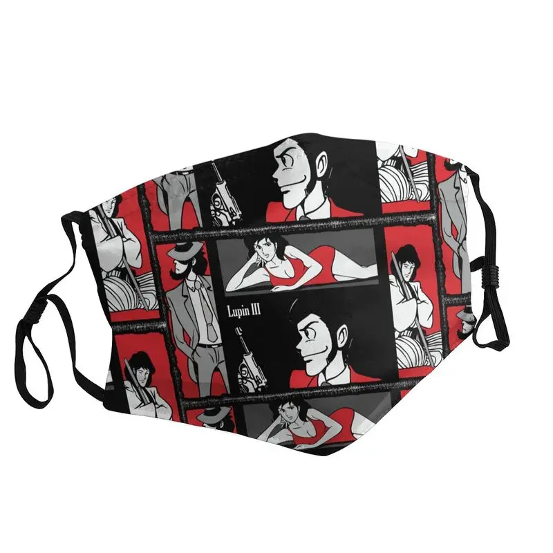 

Маска-коллаж унисекс Пылезащитная для лица, аниме