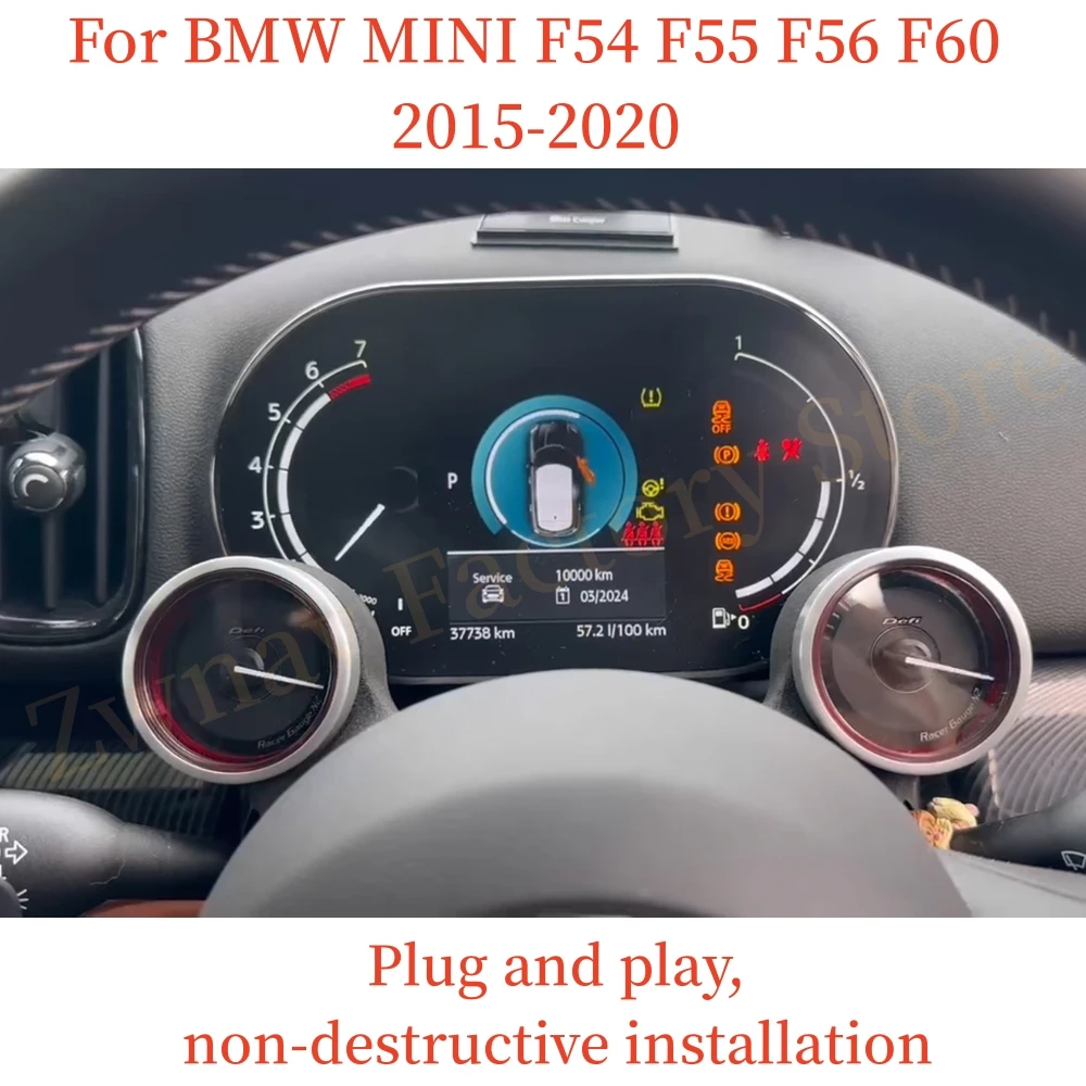 

Linux OS For BMW MINI Cooper F54 F55 F56 F60 Car Digital Cluster Virtual Cockpit Speedometer LCD Dashboard Panel Instrument Unit