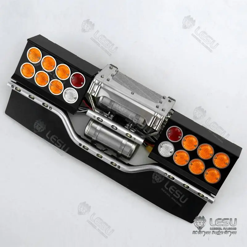 

LESU 1/14 Truck Toy Tail Beam Tail Light Gas Tank Set Warning Light R620 R470