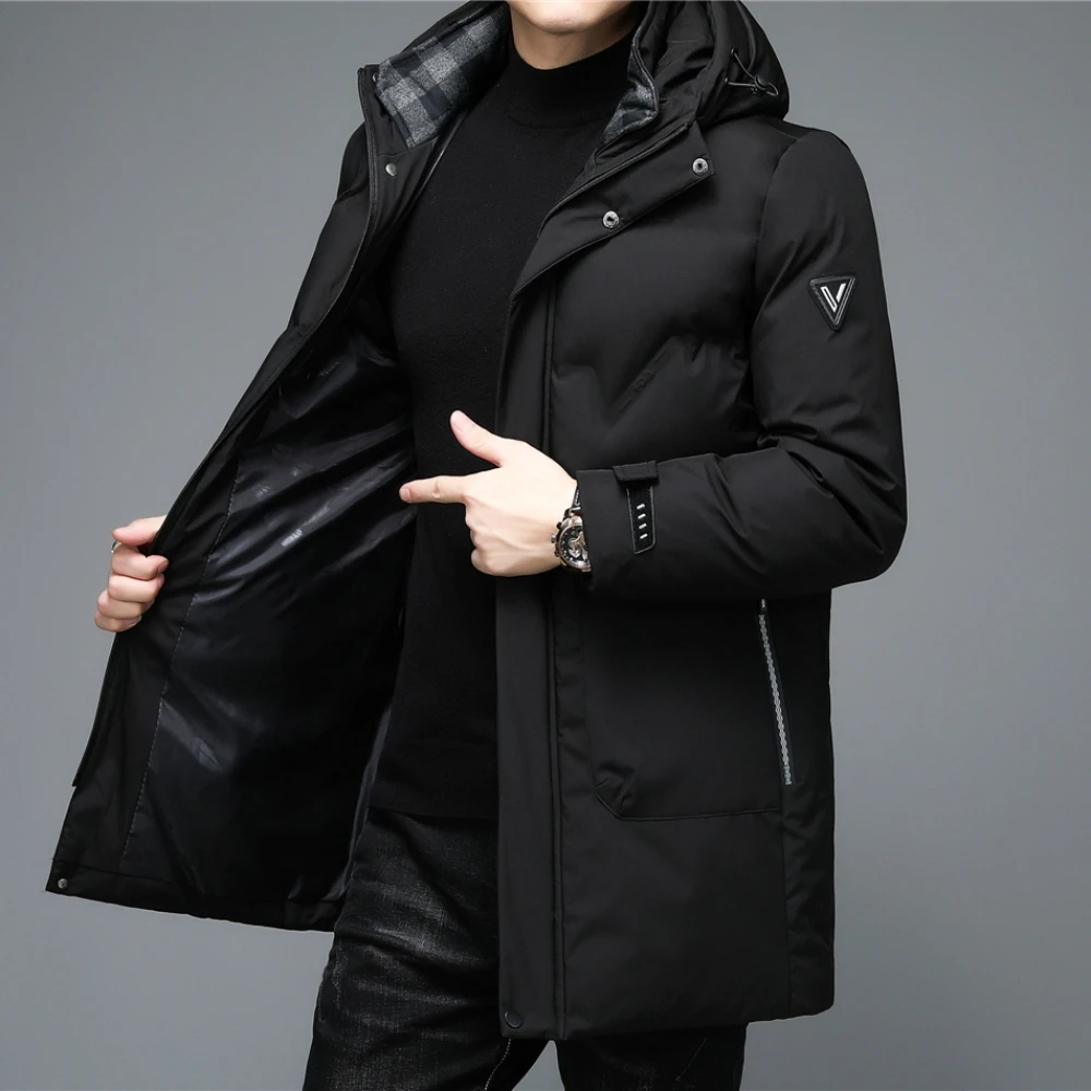 COODRONY Brand Men's Parka Winter New Arrival Hooded Long Jacket Men Thick Warm Windbreaker Zipper Big Pocket Outwear Coat Z8150