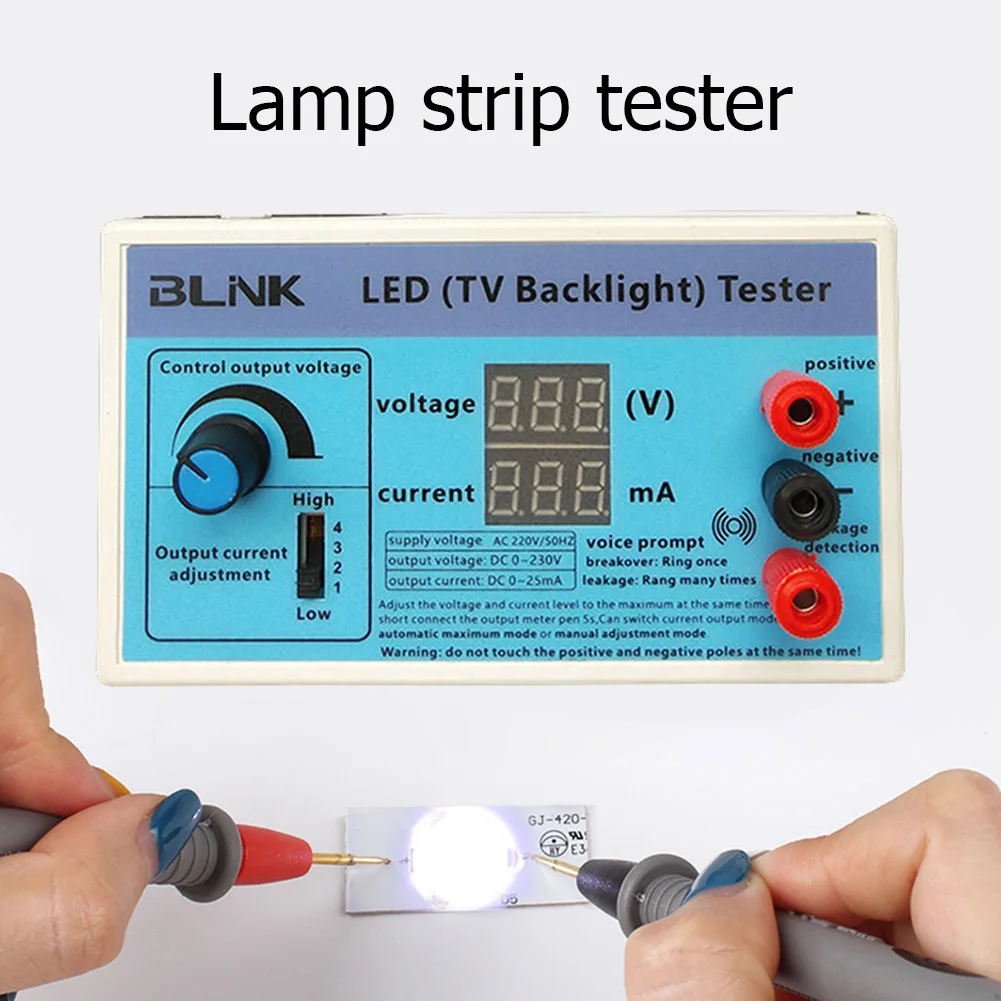 

0-230V Output LED Lamp Strips Beads Test Inspection Tool Multipurpose Measurement Instruments TV Backlight Tester Meter