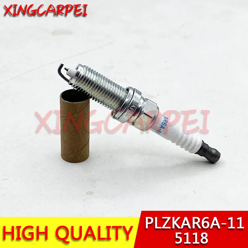 4 шт. PLZKAR6A-11 5118 лазерные платиновые свечи зажигания для Nissan X-Trail March Qashqai NV200 Tiida Micra