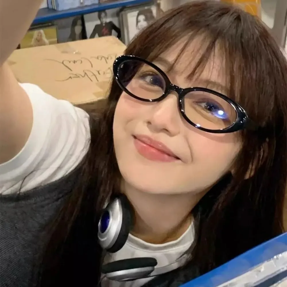 Ретро-очки с градиентом зеленая и красная оправа узкие маленькие очки для