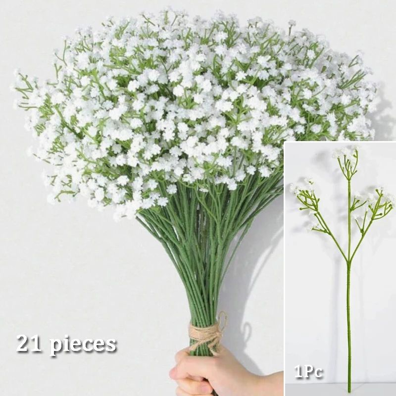 

Искусственный Букет Цветов, Пластиковый Домашний Декор, Украшение Для Свадебной Вечеринки, Искусственные Цветы Из ПВХ Для Вазы