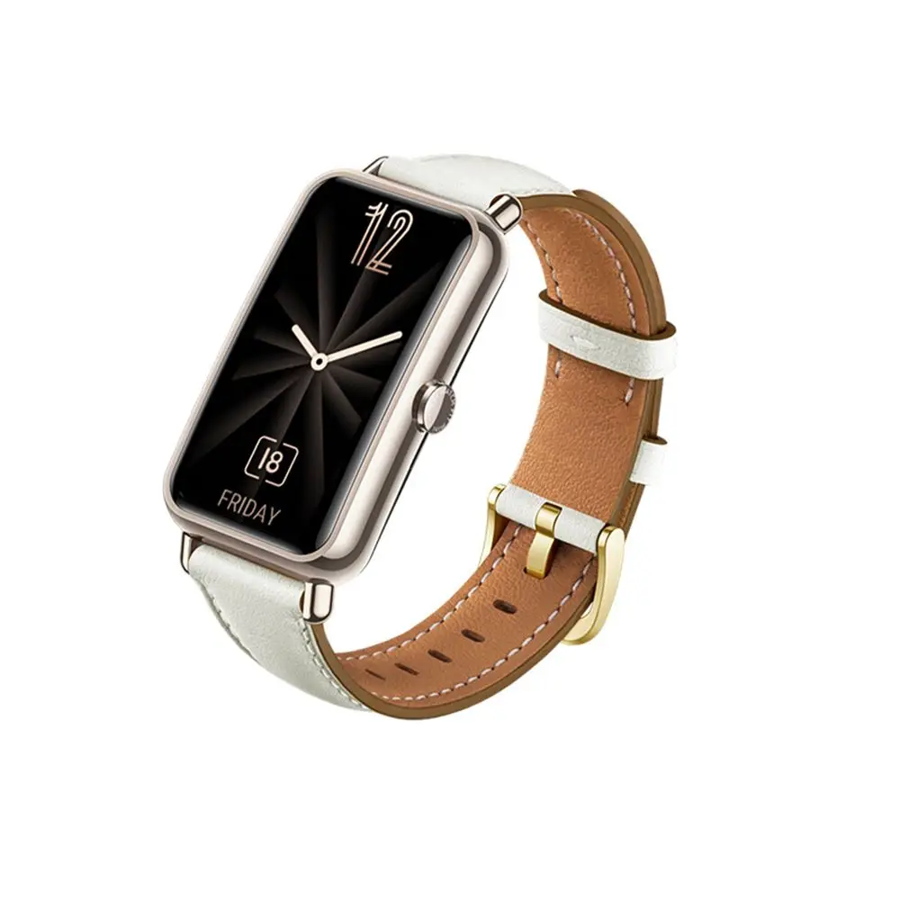 Ремешок кожаный для Huawei Watch Fit Mini браслет-петля из натуральной кожи смарт-часов |