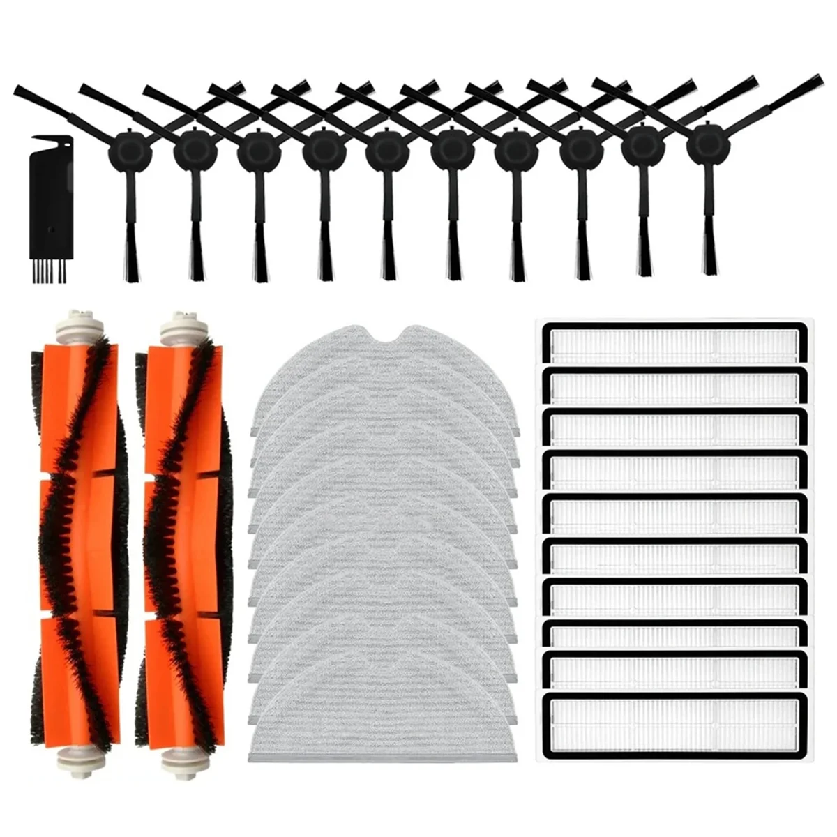 Запчасти для поиска LDS основная боковая щетка фильтр НЕРА насадка швабры D9 Max Bot L10
