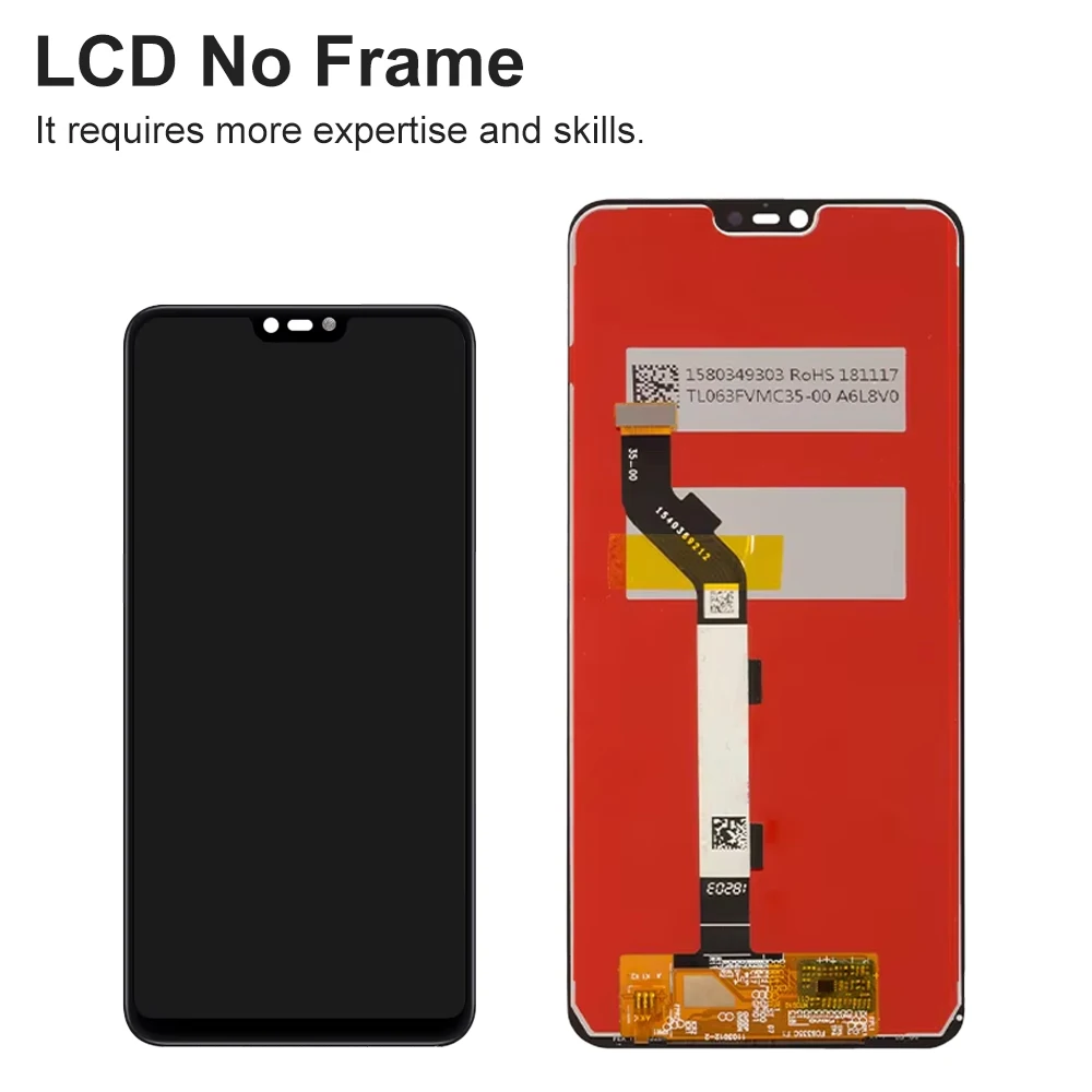ЖК-дисплей 6 26 дюйма для Xiaomi Mi 8 Lite/M1808D2TG сенсорный экран с дигитайзером и рамкой Mi8