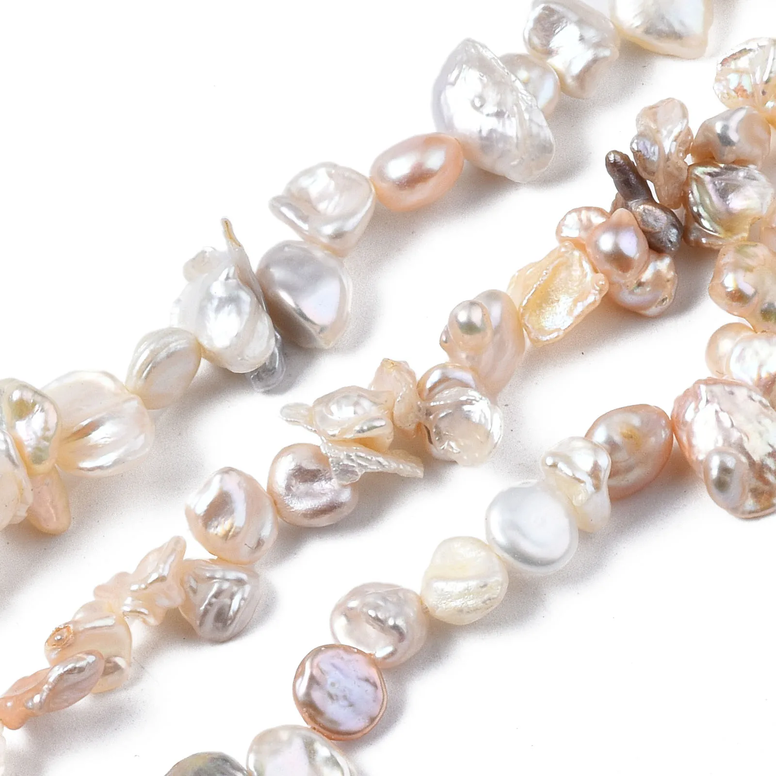 Бусины Из Натурального пресноводного жемчуга Keshi бусины в форме кристалла