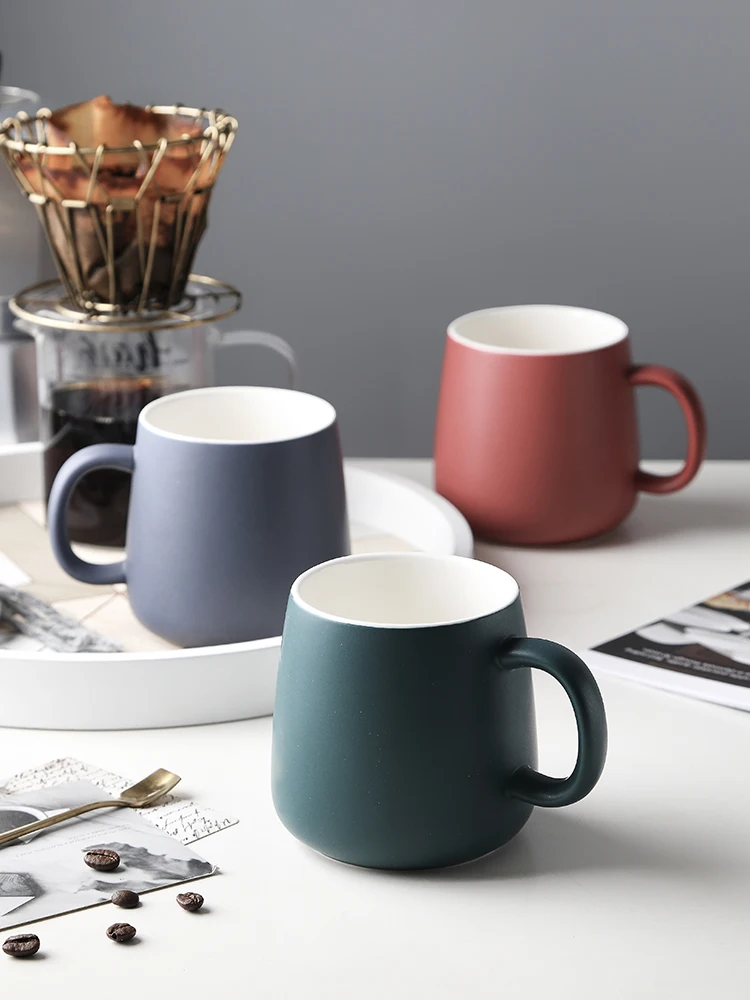 

Nordic Ceramic Coffee Cup Mug office drinking cup couple simple home ins female creative breakfast