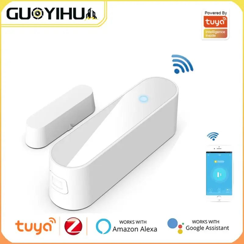 

Tuya Smart WiFi/Zigbee Door Sensor Home Security Window Open Closed Detector Smart Life APP Remot Alarm Works With Alexa Google