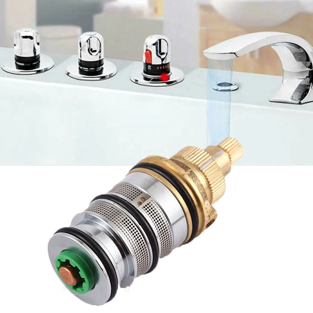 

1*thermostatic Shower Cartridge Brass Replacement Cartridge Shower Mixer Valve Bar (Only For Thermostatic Faucet) High Quality