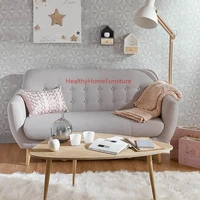 japanese fabric loveseat sofa simple style small apartment pastoral small sofa living room furniture lounge chair
