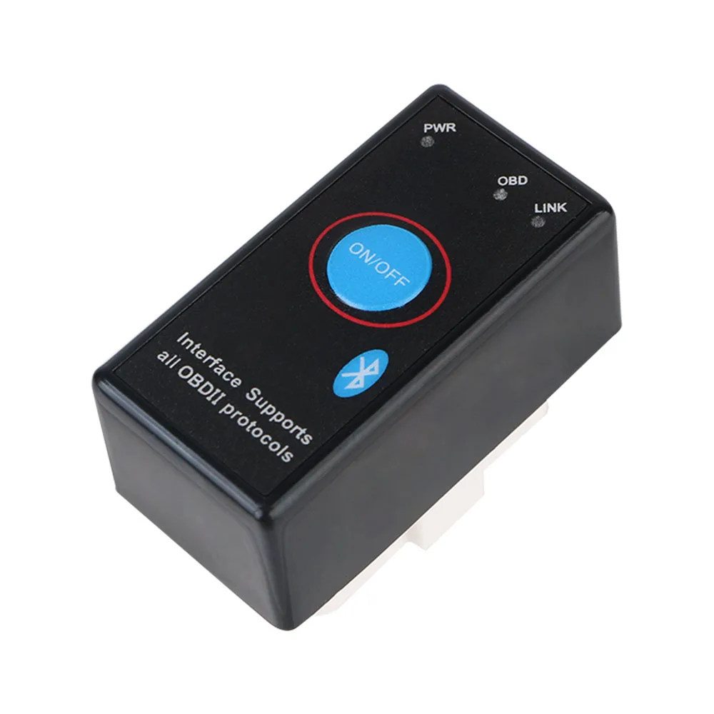 OBD2 Диагностический Сканер Адаптер Интерфейс Bluetooth V1.5 Для IOS Android Автомобильный