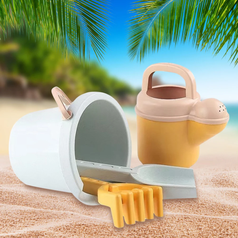 

Children Beach Play Sand Tools Premium ABS Water Play Swim Tools Ice Cream Shape Beach Play Sand Set Portable for Children Kids