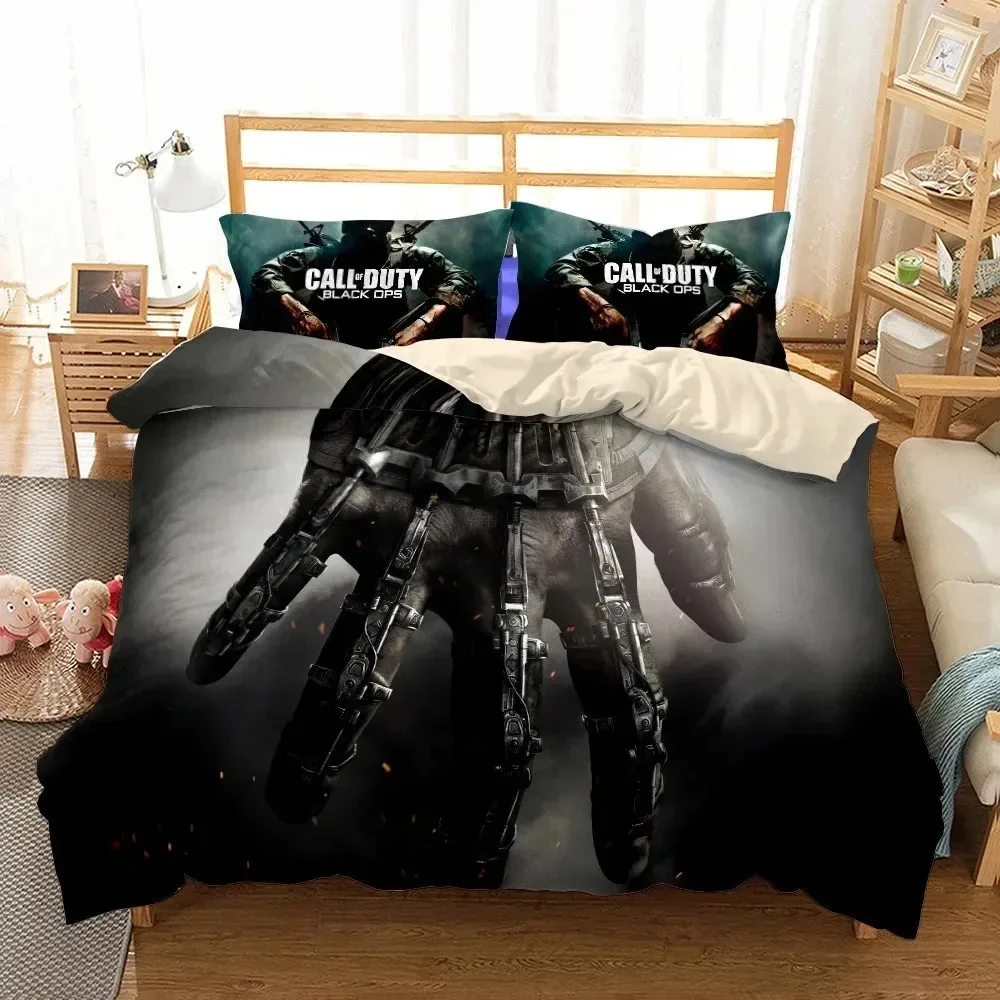 New 3D Print Call-of-duty Bedding Set Single Twin Full Queen King Size Game Shooting Bed Adult Kid Bedroom Duvet cover Sets