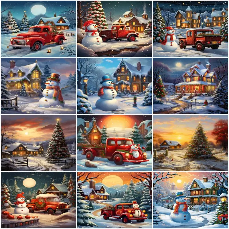 Набор для рисования по номерам 40 х50 см с рамкой