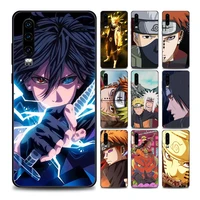 naruto uchiha sasuke kakashi anime phone case for huawei p10 lite p20 pro p30 pro p40 lite p50 pro plus p smart z soft tpu cover