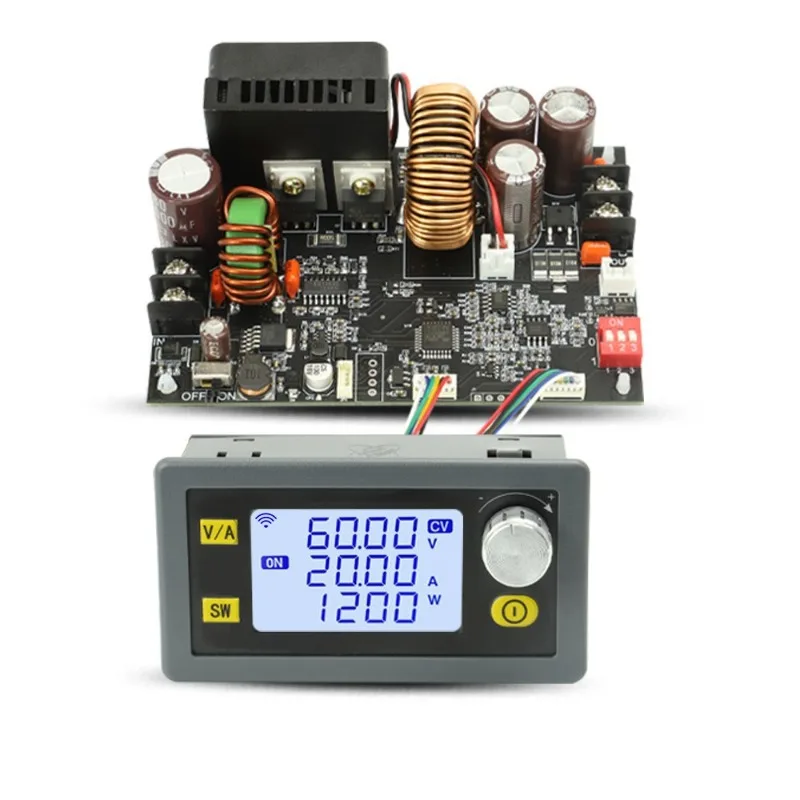 XY6020L числовое управление, регулируемый источник питания постоянного тока, постоянное напряжение, постоянный ток, поддерживающий понижающий модуль 20 А1200 Вт (art.: 3920cf8d201e5) - 3920cf8d201e5