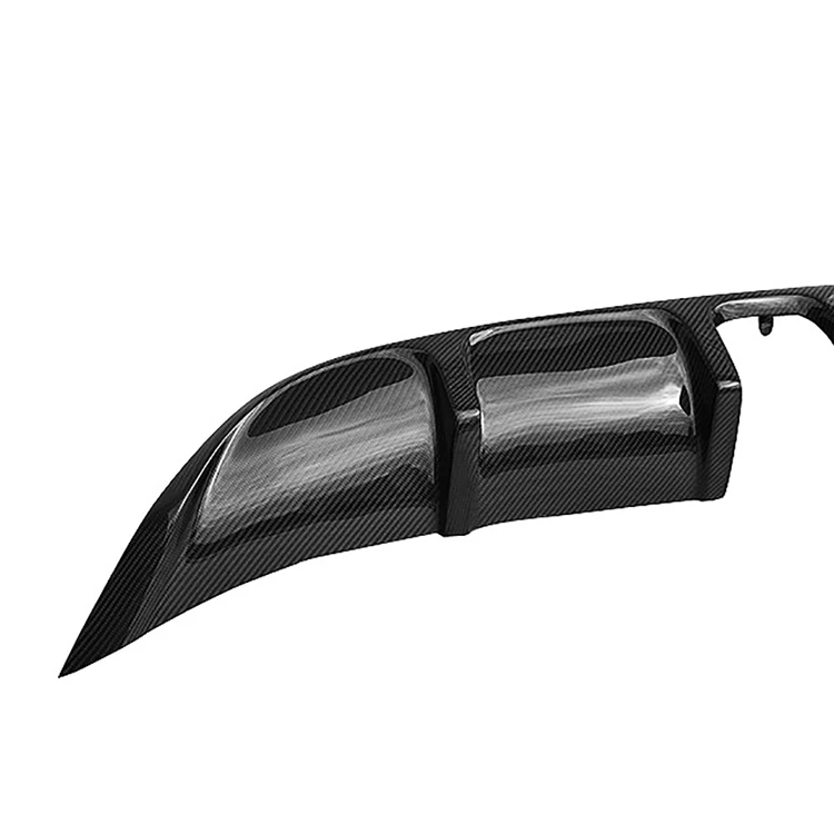 Фото Задний диффузор для Volkswagen VW MK7 2006-2008, карбоновый, спортивный стиль, для моделей GTI и R20 №4