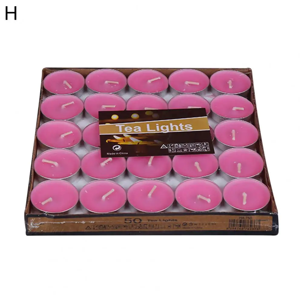 

Practical Tealight Candle Eco-Friendly Small Size Odorless Party Decor Candle Tea Wax Candle for Wedding