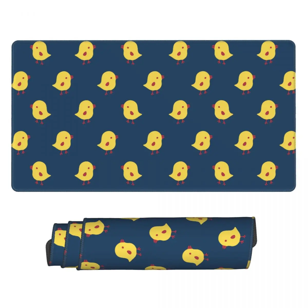 

Cartoon Yellow Chicks PC Mouse Mat Mousepad Large Gaming Non-Slip Rubber Gamers Mouse pad