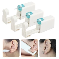 1pc no pain piercer tool disposable sterile ear piercing unit cartilage tragus helix piercing gun machine kit stud diy jewelry