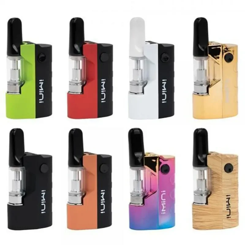 

10pcs Imini V3 Mod 510 Thread Vape Battery with 0.5ml TH205 Vape Cartridge Atomizer 500mAh Preheat VV Battery Vaporizer Pen