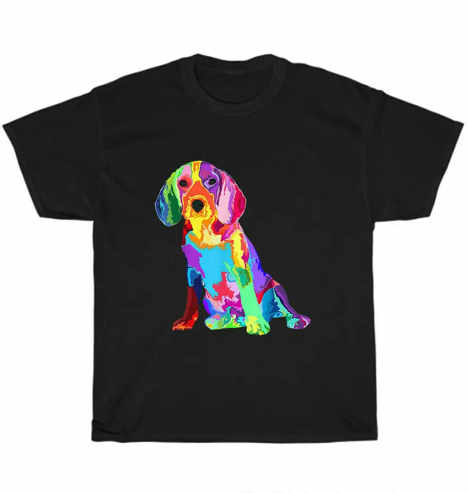 

Хлопковая футболка Beagle с круглым вырезом для любителей собак и щенков, Повседневная футболка с коротким рукавом для мужчин и женщин, Прямая ...