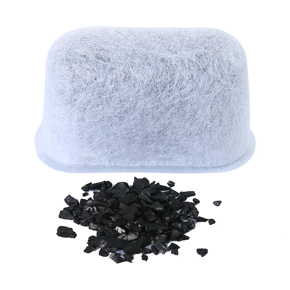 

Water Dispenser Charcoal Water Filters 6pcs Coconut Shell Activated Carbon 2.2x1.3x1.2inches 55*32*34mm Fiber Tool