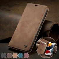 matte leather flip cover for iphone 13 12 11 pro max mini wallet case xr x xs max 8 7 6s 6 plus 5s se 2020 2022 magnetic retro