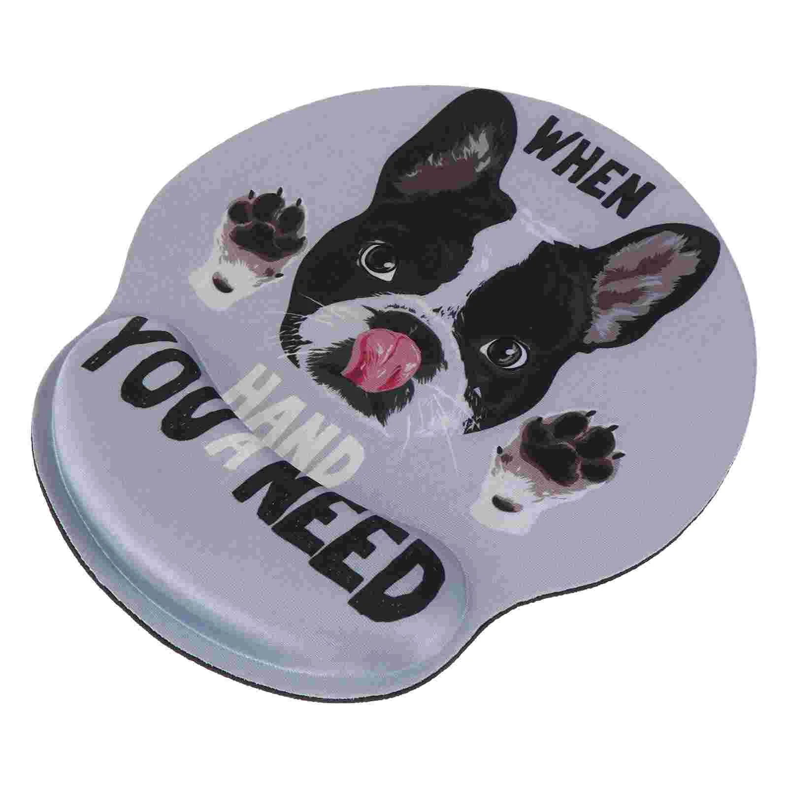 

Cartoon Dog Pattern Gaming Pad Working Mat with Wrist Support