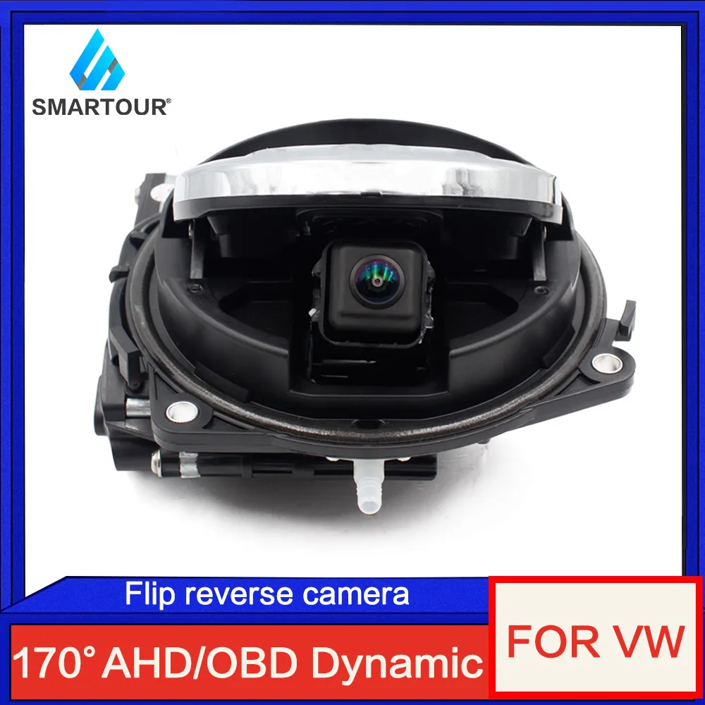 

AHD 720P Parking Reverse Car Rear View Camera For VW Passat B6 B7 B8 CC GOLF 6 7 POLO Backup Beetle Auto Emblem Flipping Logo