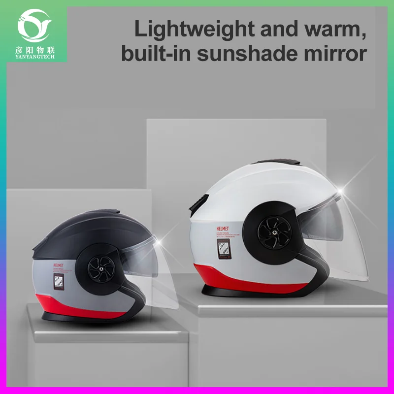 

NIU Electric 3/4 Helmet C33 Double Goggles Sunshade Men and Women Electric Motorcycle Helmet