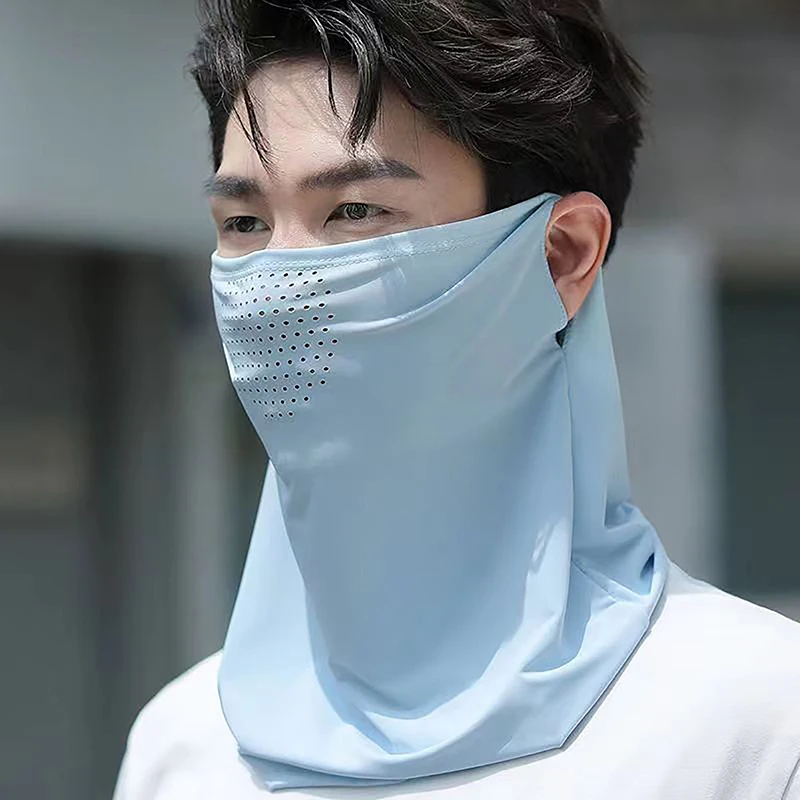 Летний солнцезащитный шарф Velishy для взрослых хлопковый щиток от ультрафиолета