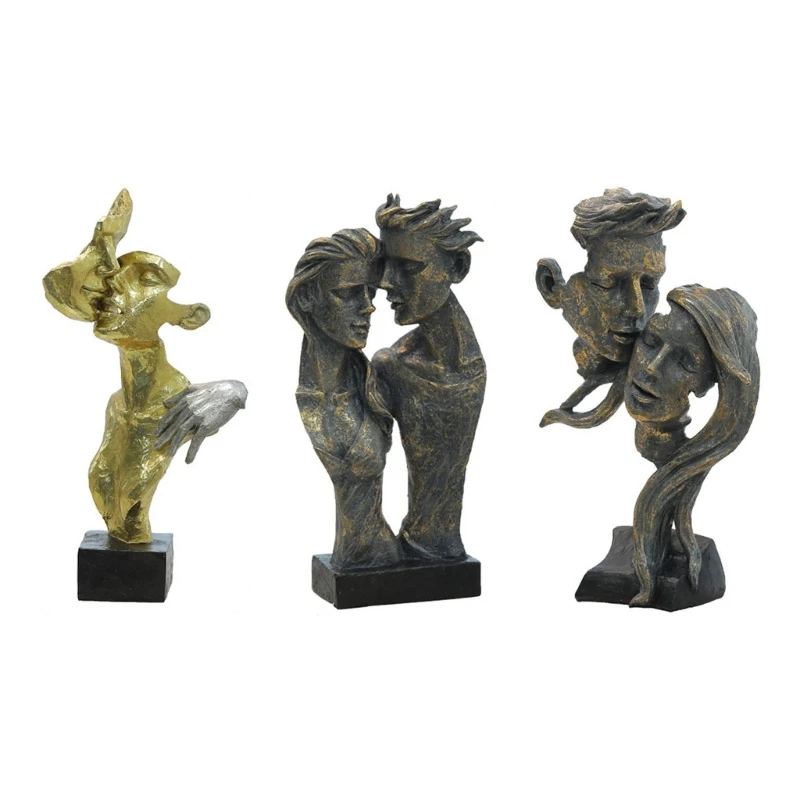 

Sculpture Home Decor Modern Statue for Crafts for Bookshelf TV Cabinet 95AA