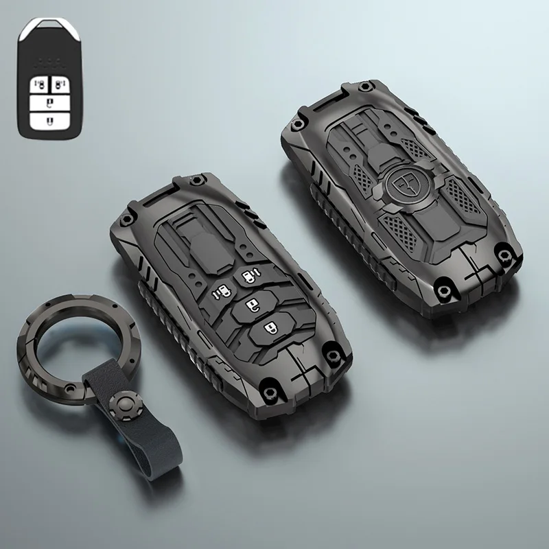 

Металлический автомобильный брелок, оболочка для Honda Civic Accord Cr-v Pilot Crv 2015 2016 2017 2018 2019 2020 2021, аксессуары