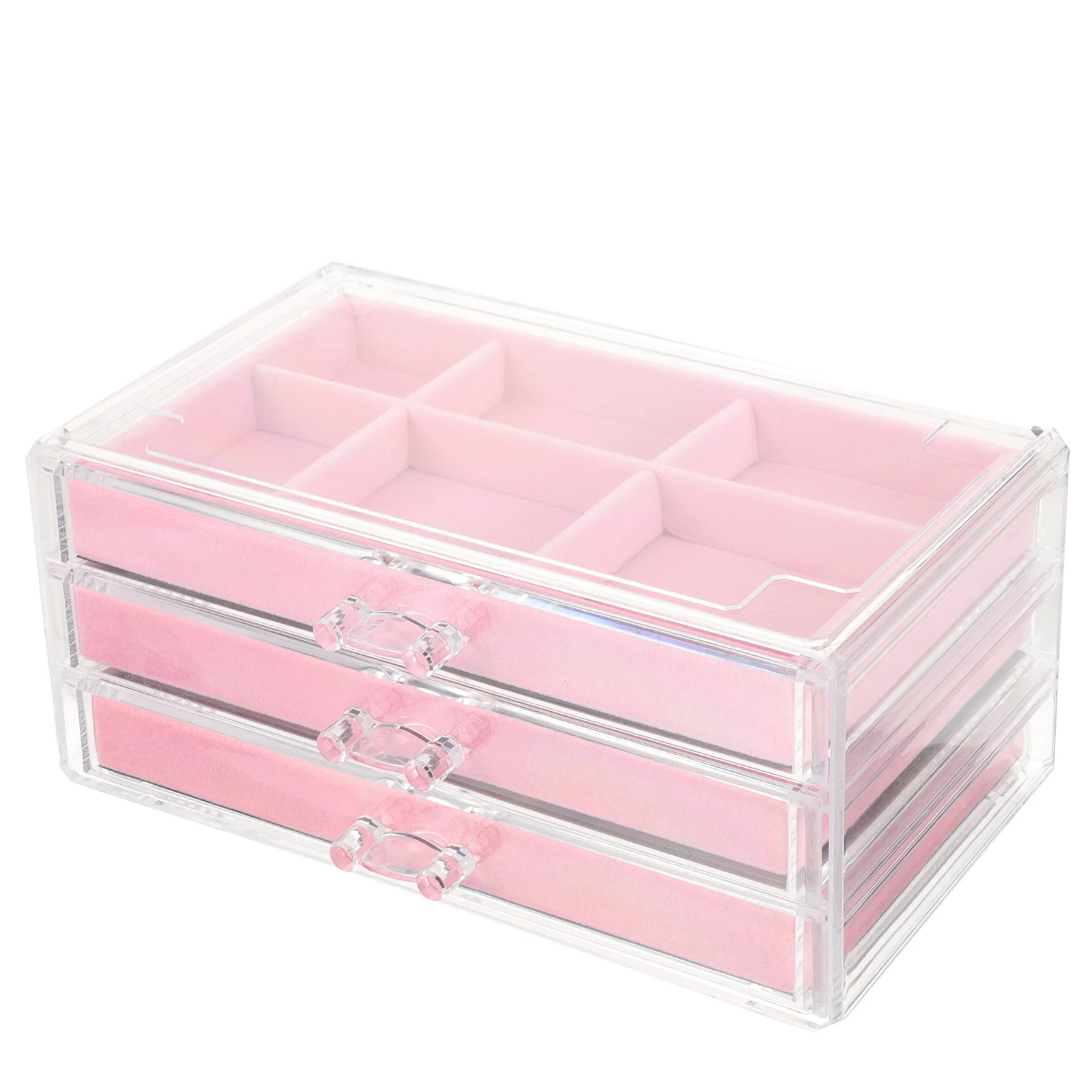 Multi-functional Desktop Organizing Box Desktop Sundry Holder Cosmetics Storage Organizer Jewelry Display Rack